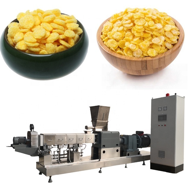 Frosted breakfast cornflakes Bulk Oats Cereal Corn Flakes processing machinery making Machine