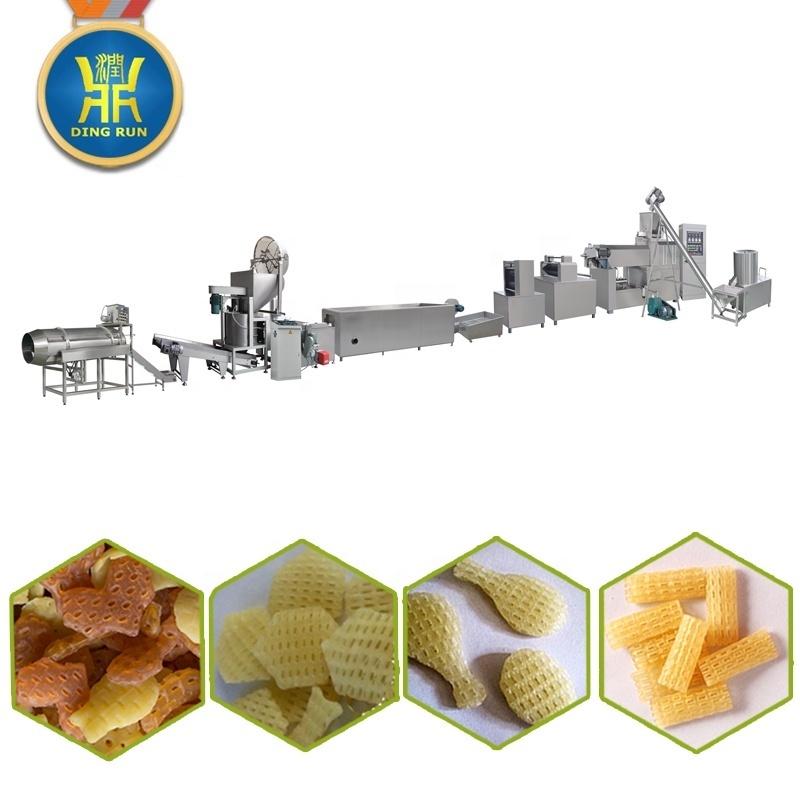 2D 3D Pellet Chips Food Extruder Fryums Snack Making Machine