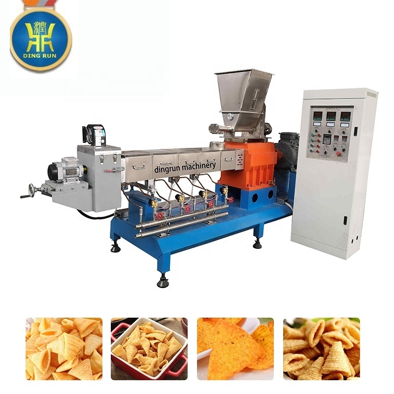 baked tortilla chips processing line extruder machine corn chips production equipments