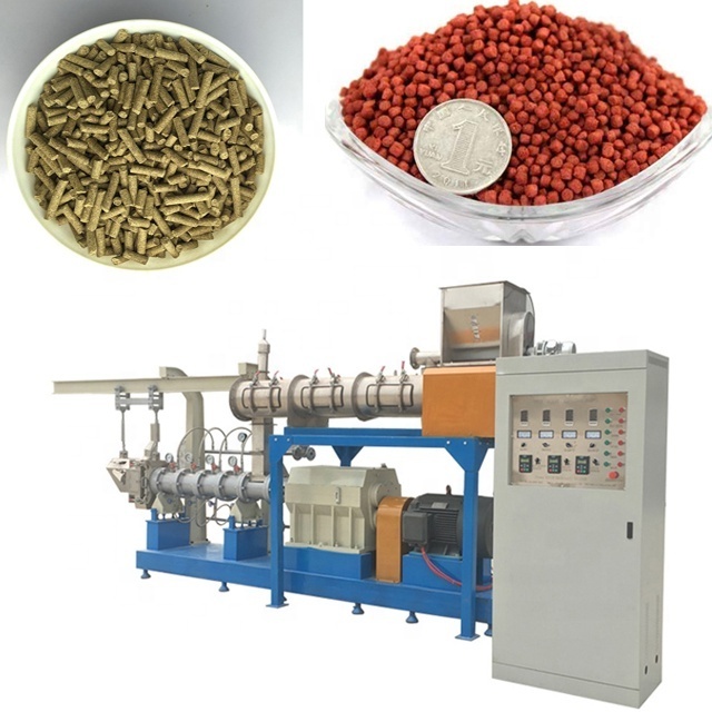 Full Automatic Floating Fish Feed Machine fish feed extruder machine