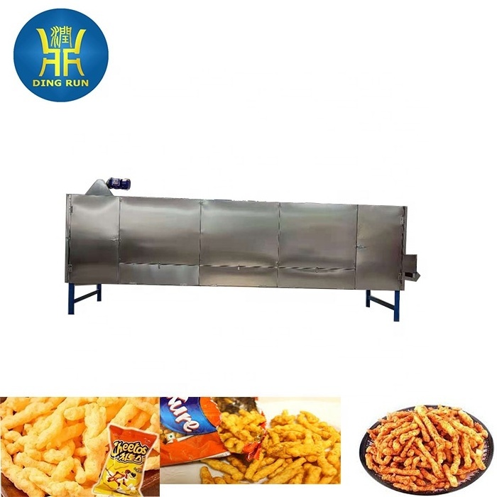 150 Kg/h Fried Cheetos Twist Snacks Food Nik Naks Snack Chips Kurkure Machine