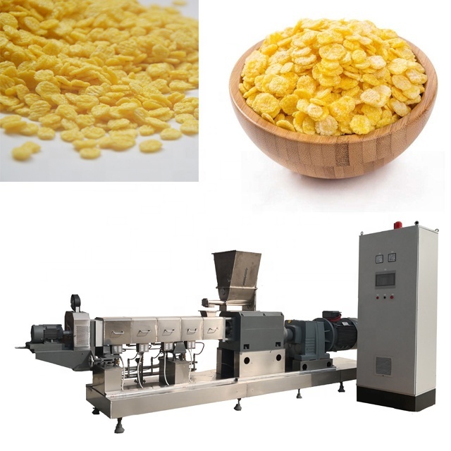 Frosted breakfast cornflakes Bulk Oats Cereal Corn Flakes processing machinery making Machine