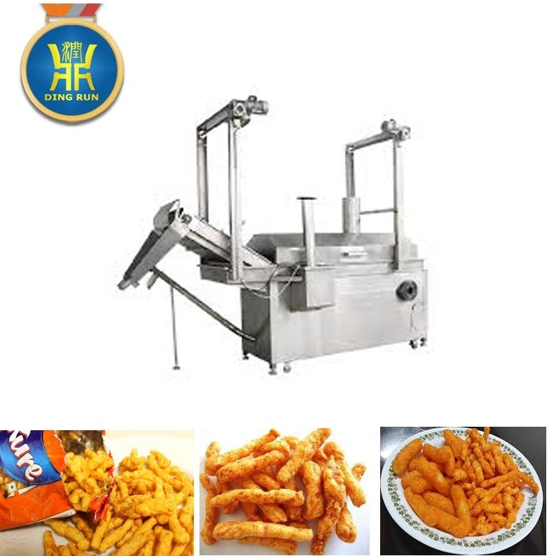 150 Kg/h Fried Cheetos Twist Snacks Food Nik Naks Snack Chips Kurkure Machine