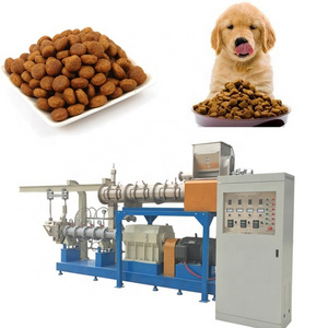 Dry wet pet food pellet processing making extruder machine dog food machine