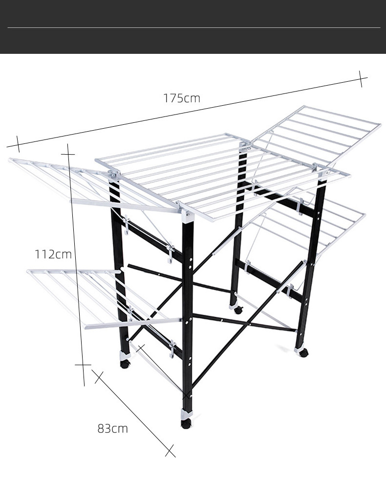 Wholesale china commodity sticker spray paint multifunctional folding drying rack