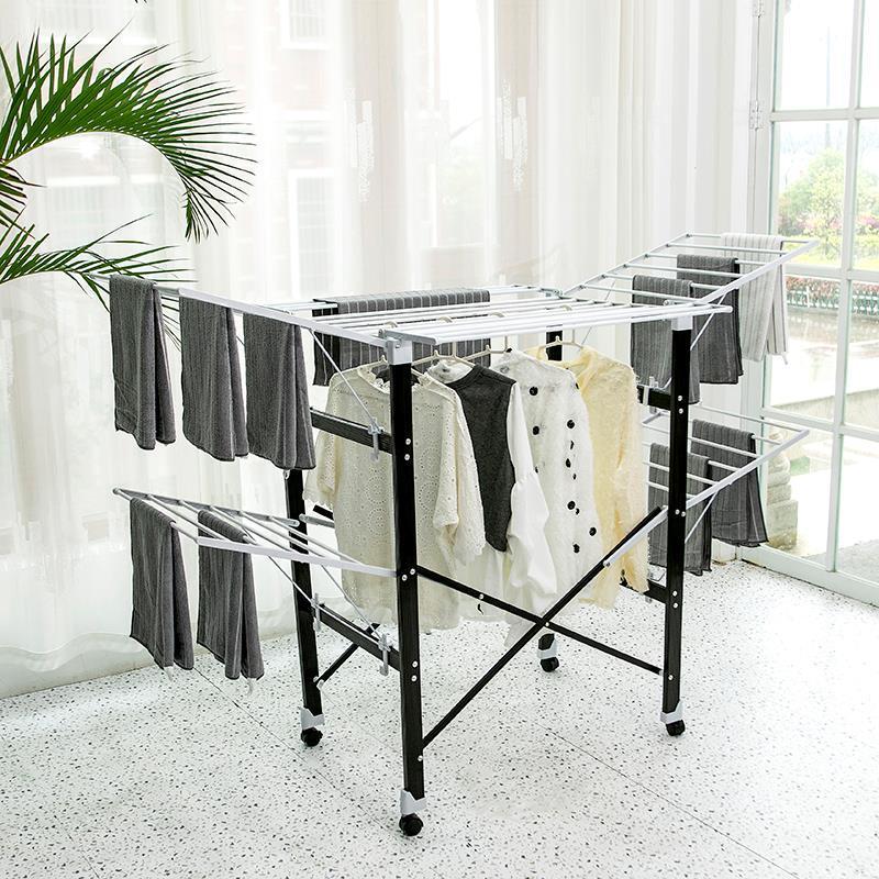 Wholesale china commodity sticker spray paint multifunctional folding drying rack