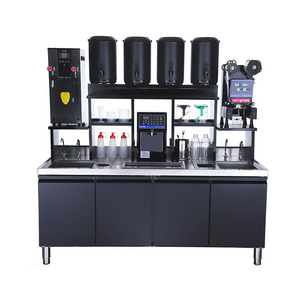 HENGZHI All Set Bubble Tea Machine Customized Boba Tea Counter Milk Tea Equipment for Sale