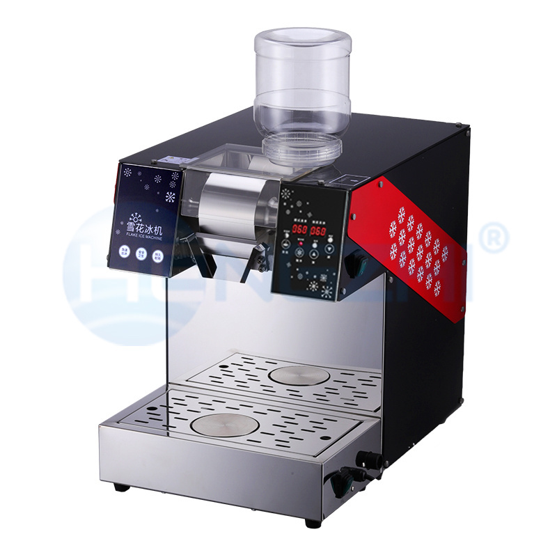 HENGZHI High Quality 220V Touch Screen Full Automatic Korean Snowflake Ice Machine Bingsu Making Machine for Bubble Tea Shop