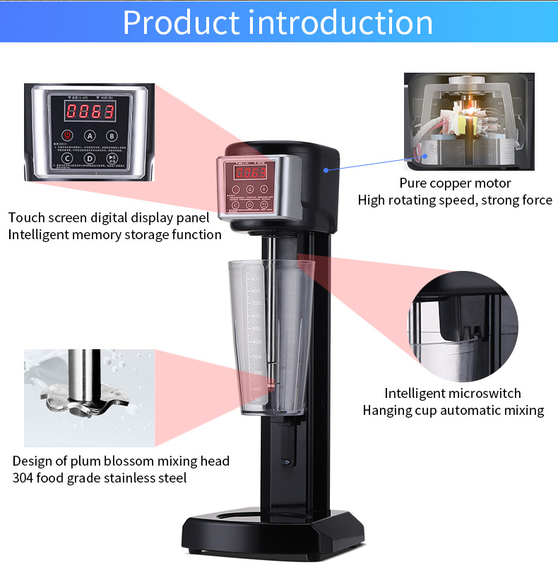 Automatic milkshake mixer commercial milkshake machine  for milk tea equipment