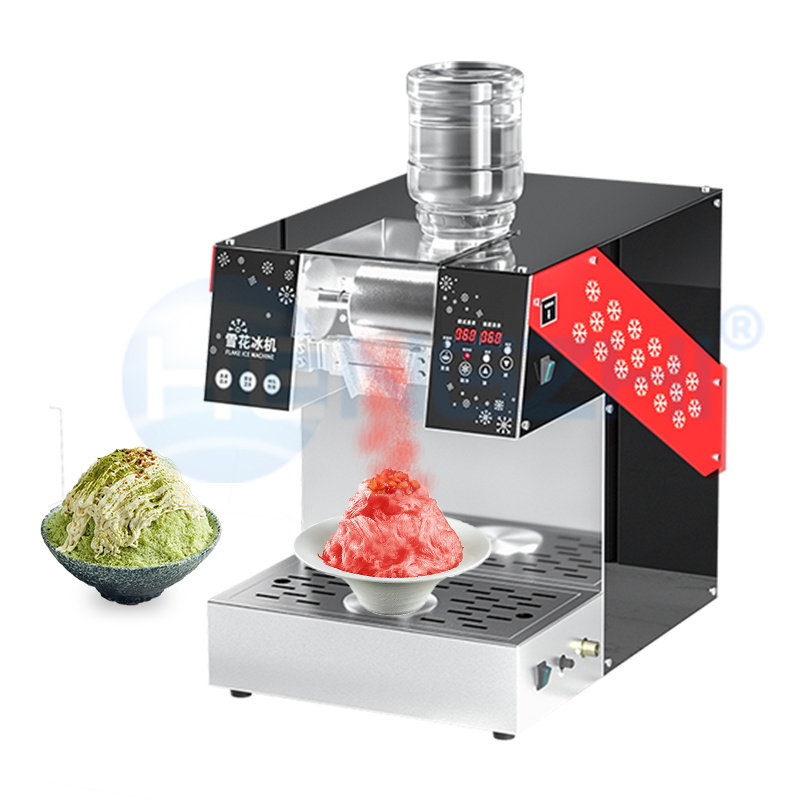 HENGZHI High Quality 220V Touch Screen Full Automatic Korean Snowflake Ice Machine Bingsu Making Machine for Bubble Tea Shop