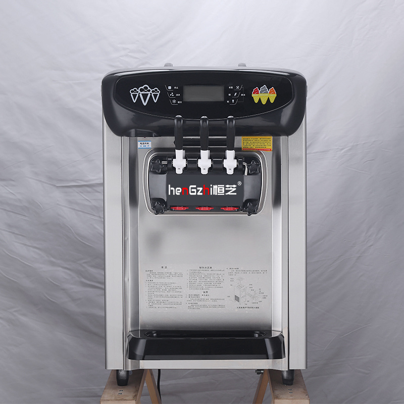 HENGZHI Hot Sale High Quality Wholesale Commercial Ice Cream Machine 3 Flavors Soft Serve Ice Cream