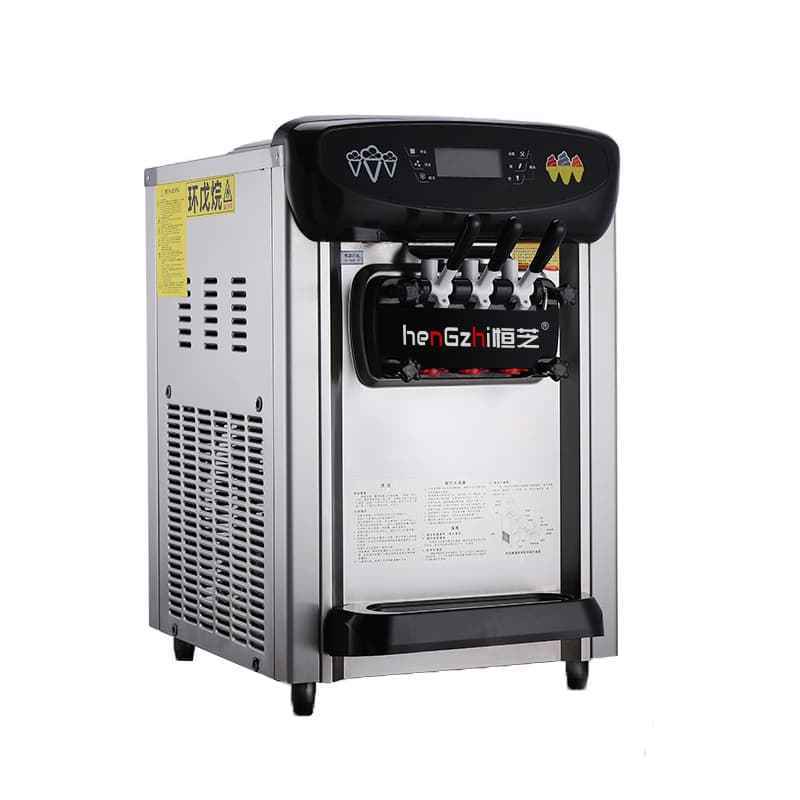 HENGZHI Wholesale Three Flavor Soft Ice Cream Making Machine Commercial Ice Cream Maker Soft Service Ice Cream Machine