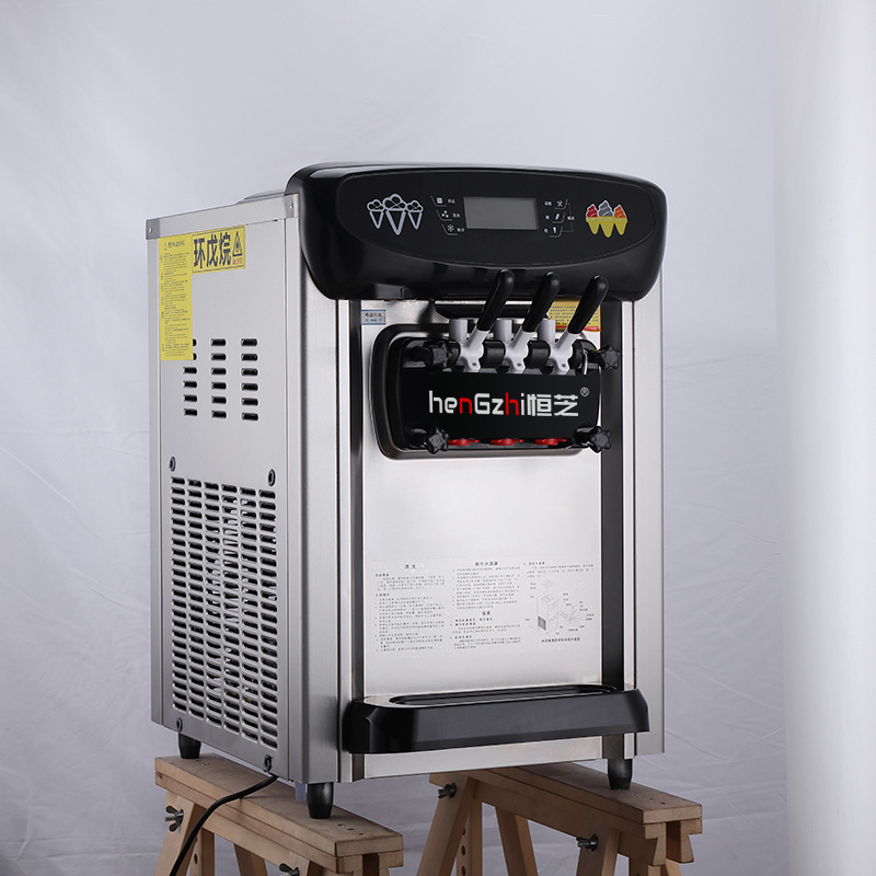 HENGZHI Hot Sale High Quality Wholesale Commercial Ice Cream Machine 3 Flavors Soft Serve Ice Cream