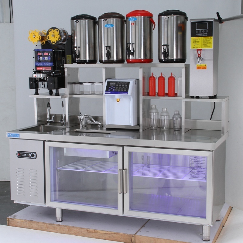 HENGZHI High Quality Full Set Bubble Tea Equipment Milk Tea Machine for Boba Tea Shop