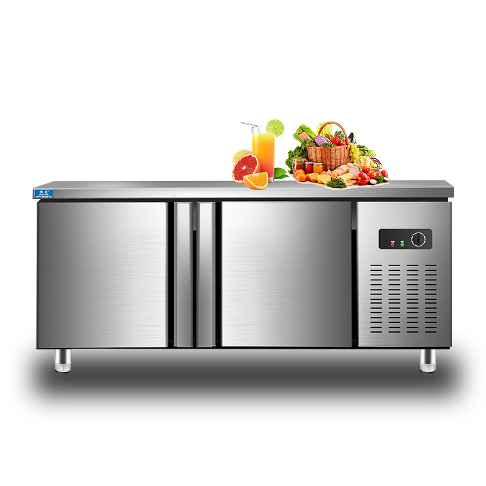 Stainless steel table kitchen freezer restaurant equipment kitchen refrigerator  freezer commercial