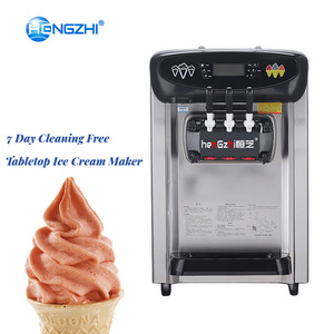 HENGZHI Hot Sale High Quality Wholesale Commercial Ice Cream Machine 3 Flavors Soft Serve Ice Cream