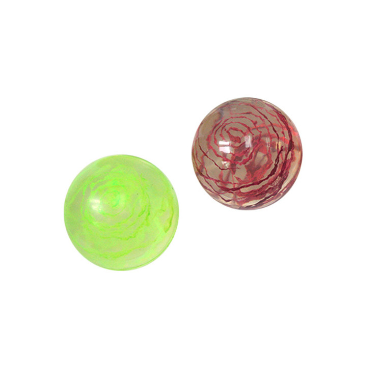 Factory Direct 40mm Rope Toy Ball Rubber Bouncy Ball Elastic Finger Ball