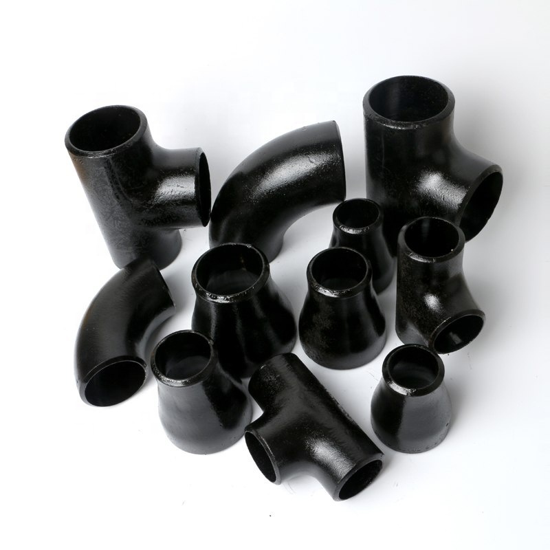 seamless butt welded carbon steel pipe connector fitting SCH40 4 inch concentric reducers