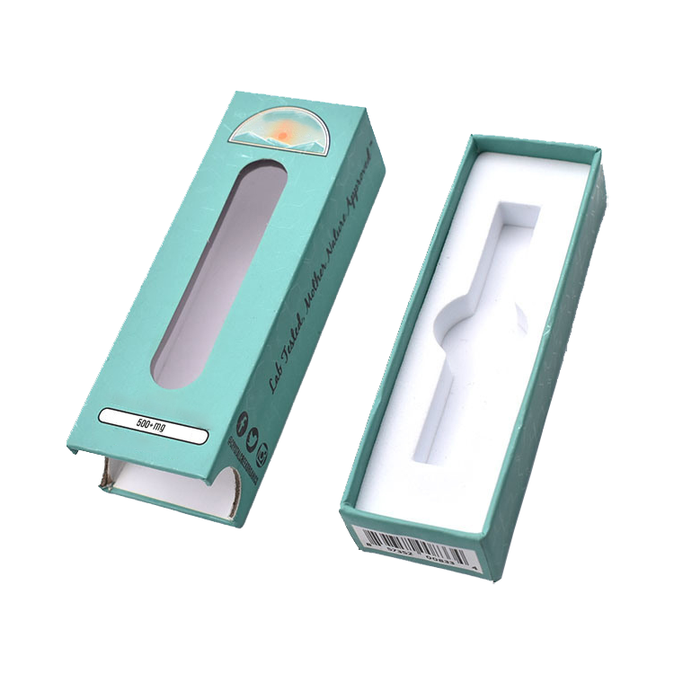 child proof custom drawer ceramic cartridge packaging 0.5ml 1ml carts packaging box