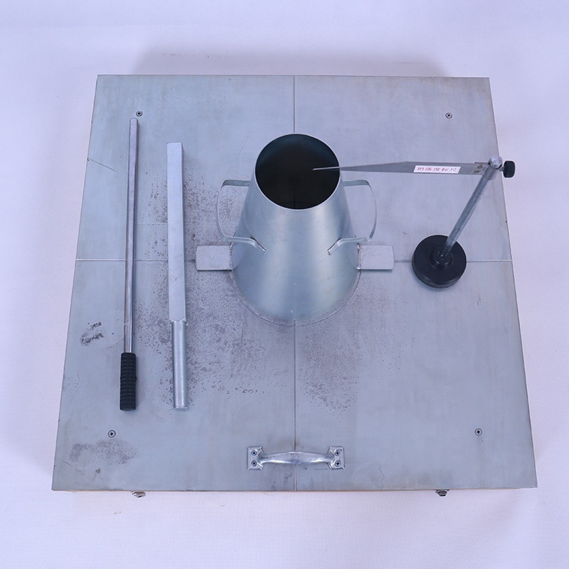 slump-flow test apparatus for self-compacting concrete