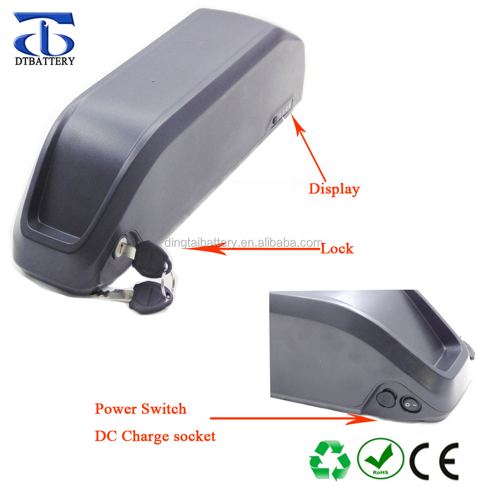 electric bike battery box 36v 48v 52v Polly shark downtube ebike battery case for fat tire e bike