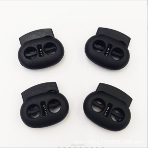 big 7.5mm hole Double Hole Plastic Spring Cord Lock