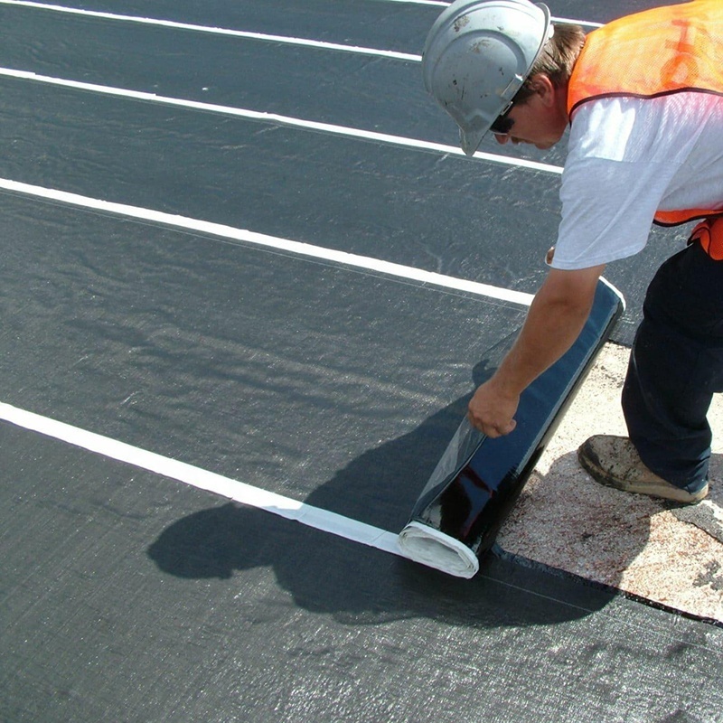 Self Adhesive Polymer Modified Bitumen Sheet Roll Waterproof Membrane Roof Sealant Tape For Roof Leakage