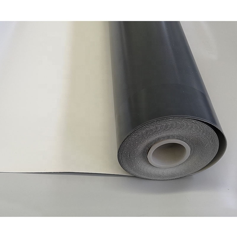 1.2mm 1.5mm 2.0mm Reinforced PVC flat roof waterproof membrane roofing waterproofing sheet membrane