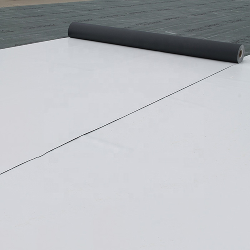 1.2mm 1.5mm 2.0mm Reinforced PVC flat roof waterproof membrane roofing waterproofing sheet membrane