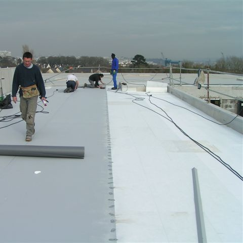 1.2mm 1.5mm 2.0mm Reinforced PVC flat roof waterproof membrane roofing waterproofing sheet membrane