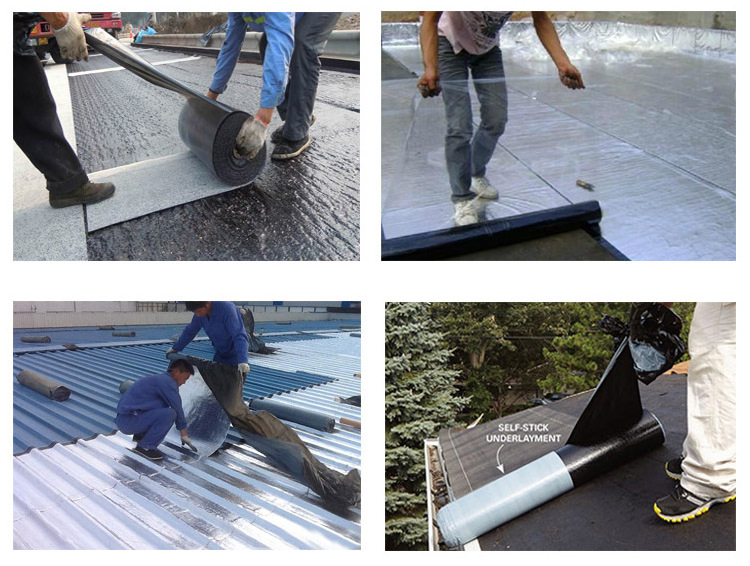 3mm 4mm 5mm torch on applied torched bitumen waterproof roofing sheet asphalt bituminous waterproofing membrane for roof