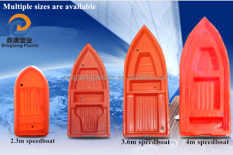 Rotomolding plastic small river fishing pontoon boats for sale with good