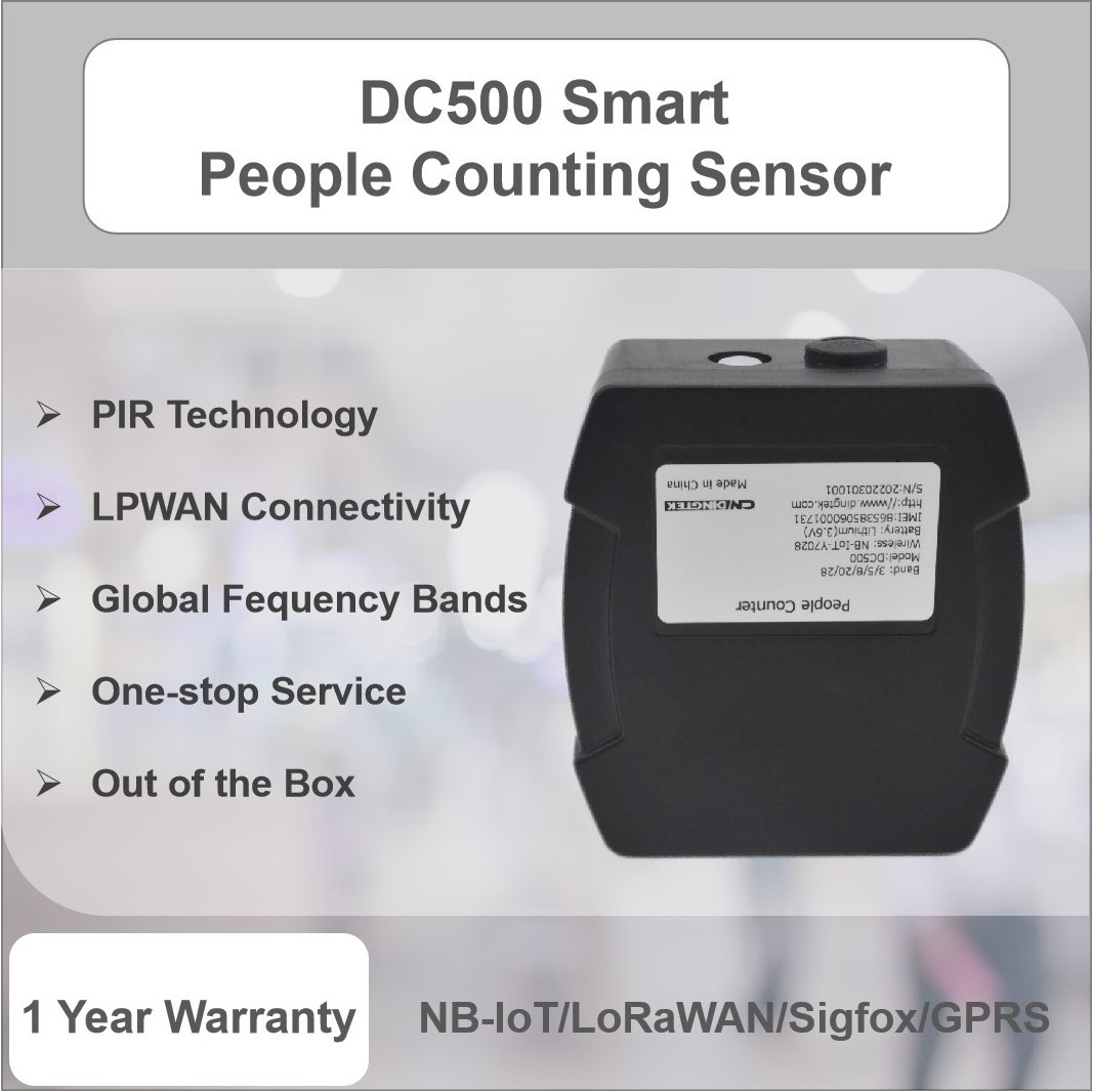 DC500 IoT remote monitoring wireless transmission NB-IoT traffic sensor traffic counter