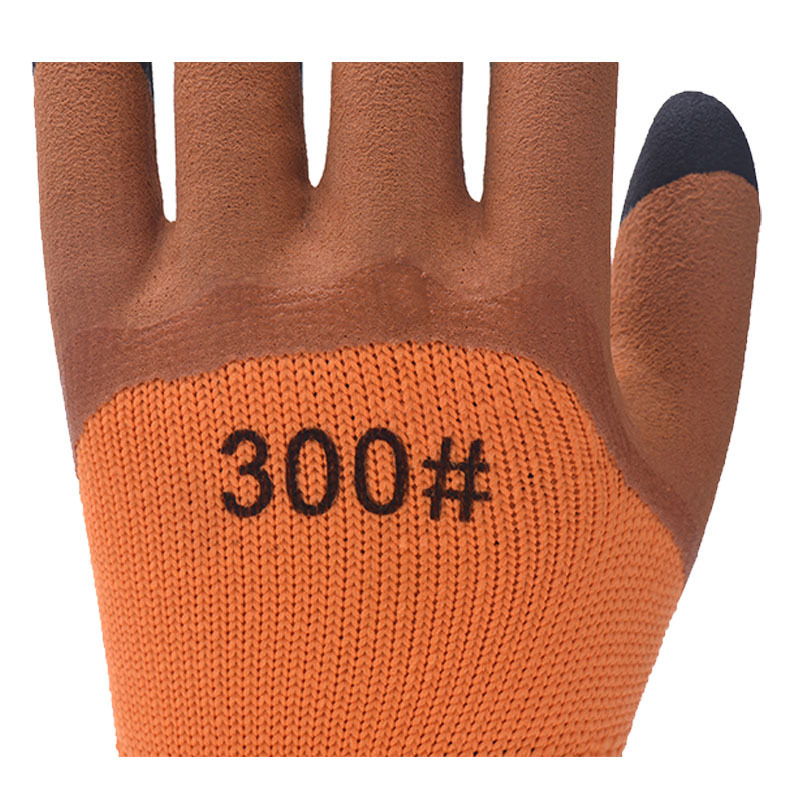 13 Gauge Cotton Liner Double Dipped Latex/Nitrile Palm Coated Glove Hand Protection Garden Work Gloves Waterproof Work Gloves