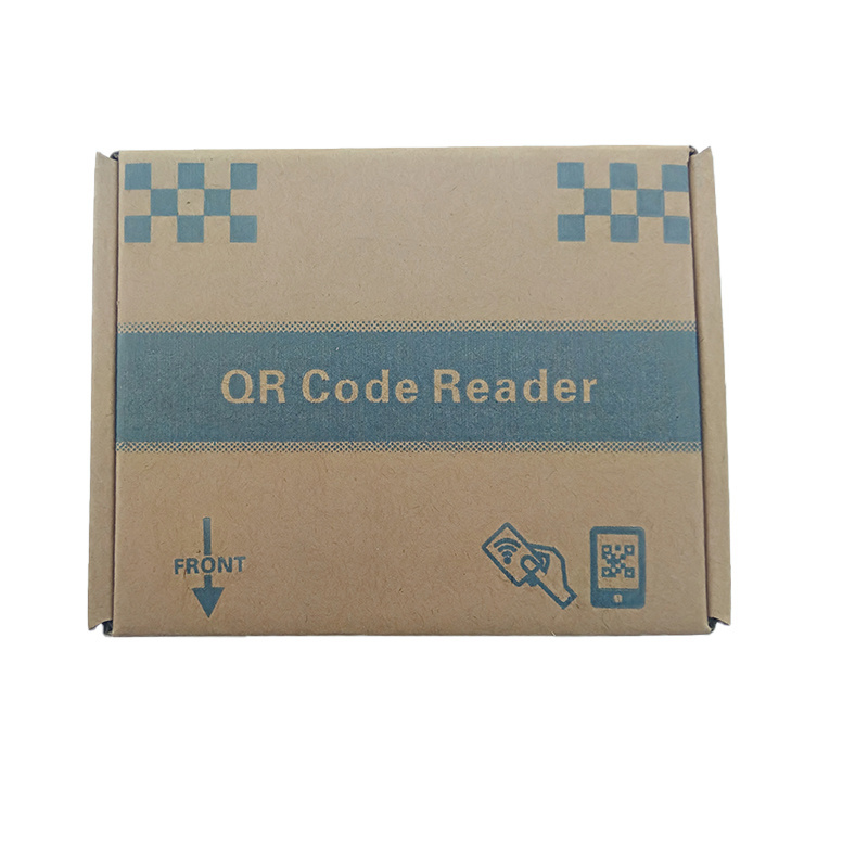 Hot New Product RS232 Portable Custom rfid ID card Qr Code Reader 125khz or 13.56mhz