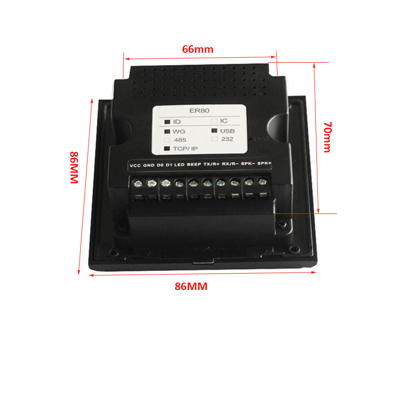 Professional Manufacturer Access Control Ethernet Qr Code Reader 125khz or 13.56mhz