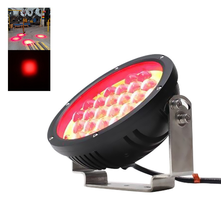 9 inch Overhead Crane Warning Light 72W/120W Red Blue Spot Light Crane Safety Light System