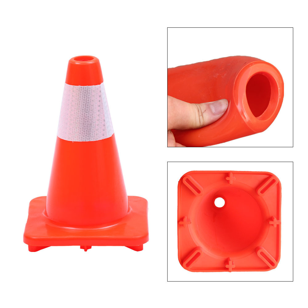 Manufacture Top Sale 30,45,70,90 cm Road Cone Flexible PVC Safety Used Traffic Cone