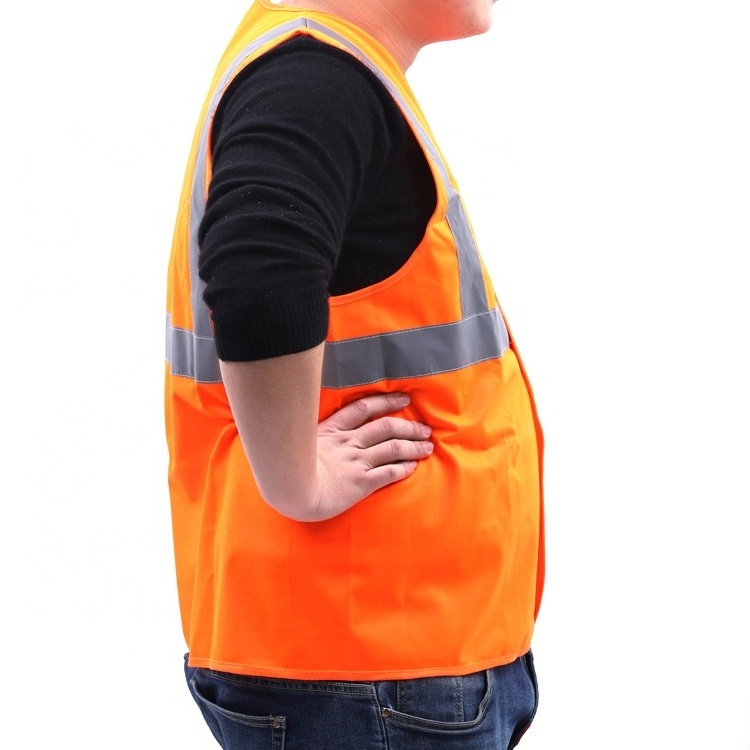 Construction Equipment Safety Product Customized Orange Airport Safety Vest