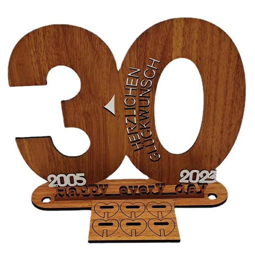 18 20 30 40 50 60th Birthday Money Gift Birthday Decorations Wooden Sign Birthday Party Decorations Anniversary Party Supplies