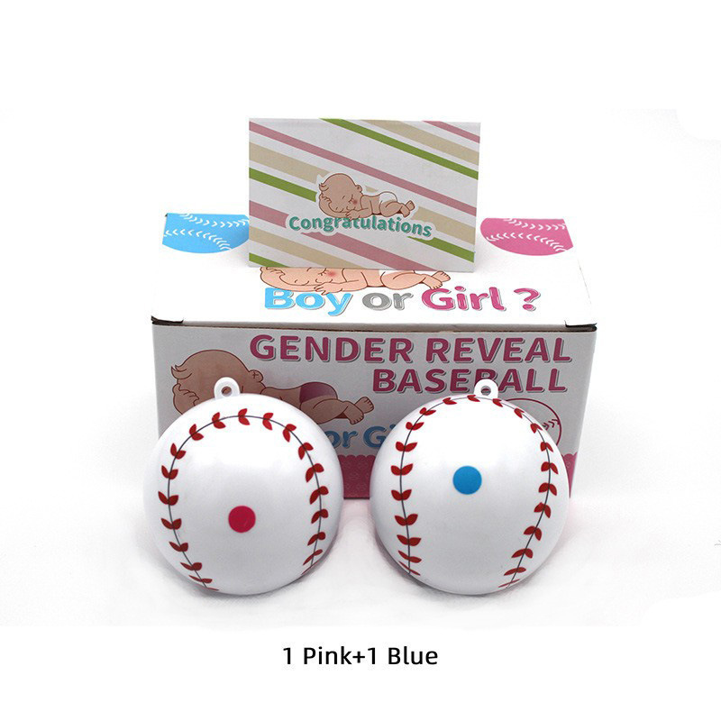 Wholesale Party Ideas Golf Gender Reveal Birthday Party Football Gender Reveal Popper Baseball Blue Pink Baby Shower Powder