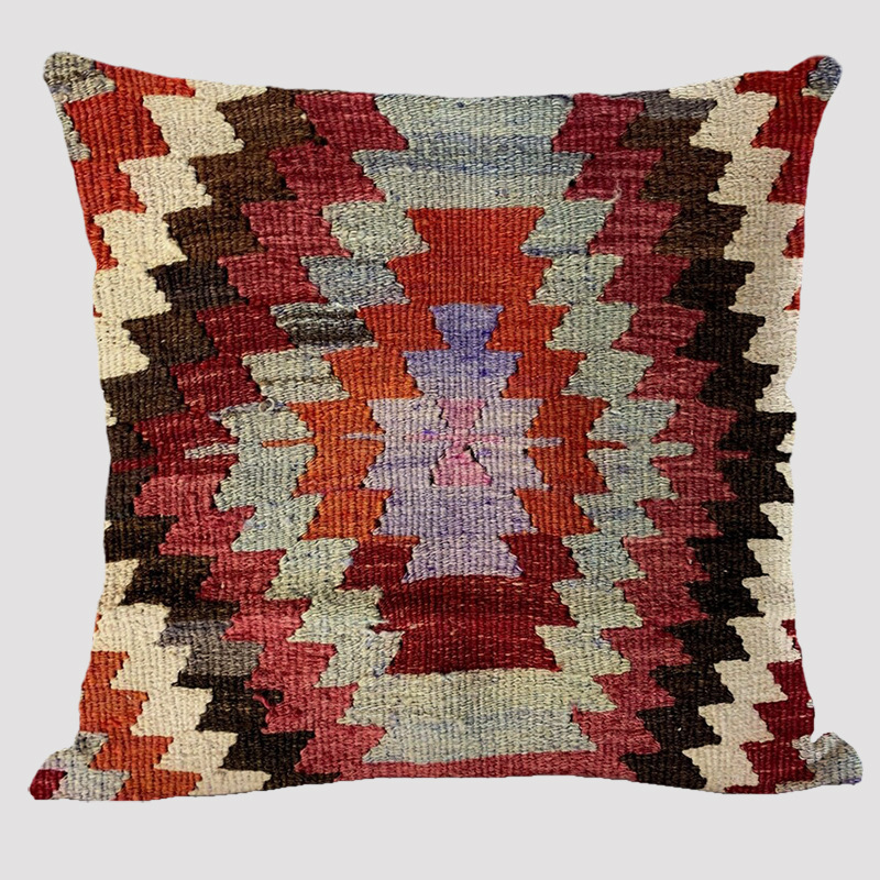 45*45CM Moroccan Tropical Sofa Cushion Cover Geometric Design Cushion Cover Pillow Case Cover For Sale