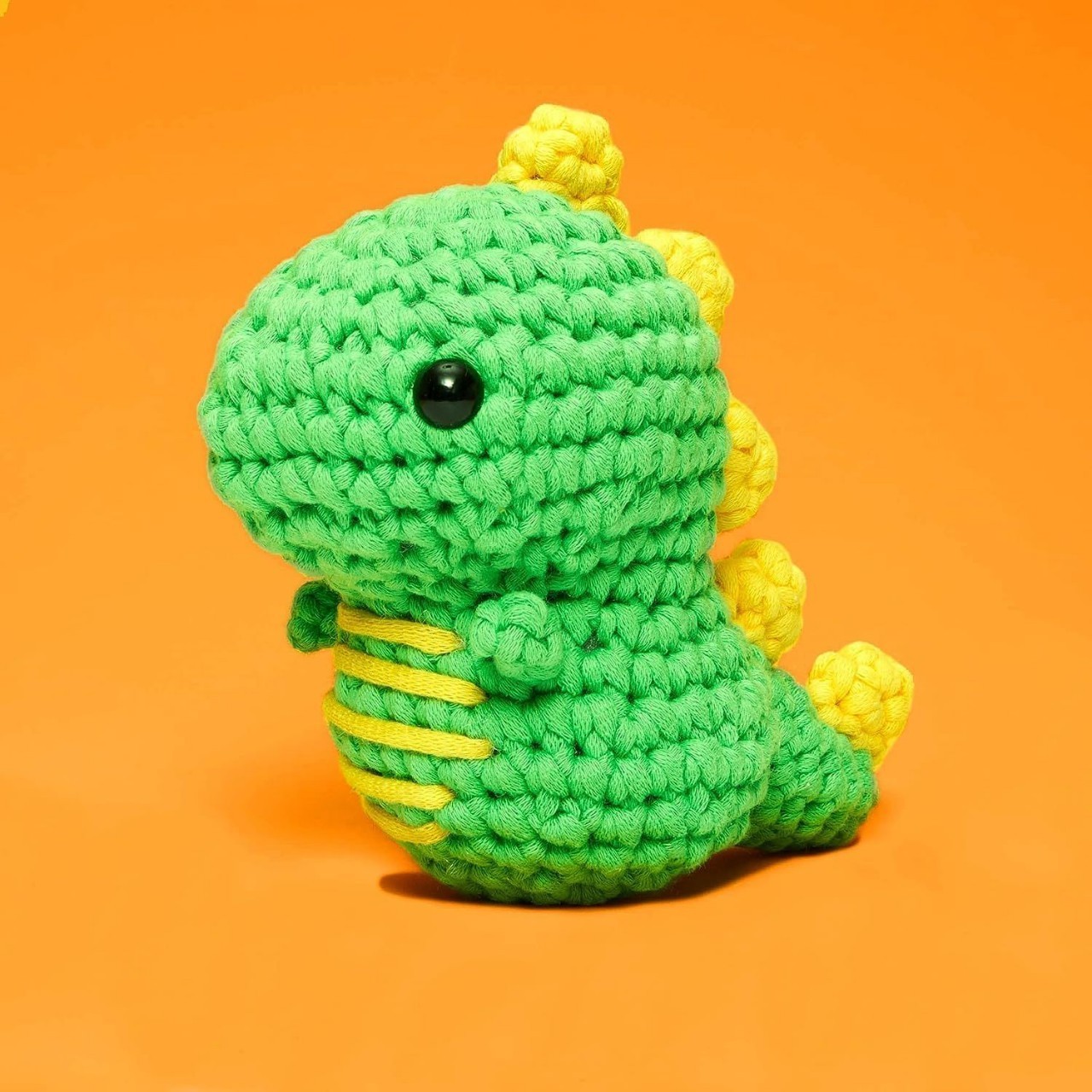 Customized Animal Yarn Learn To Beginner Diy Mini Handmade Craft Projector Dinosaur Crochet Kit For Kids