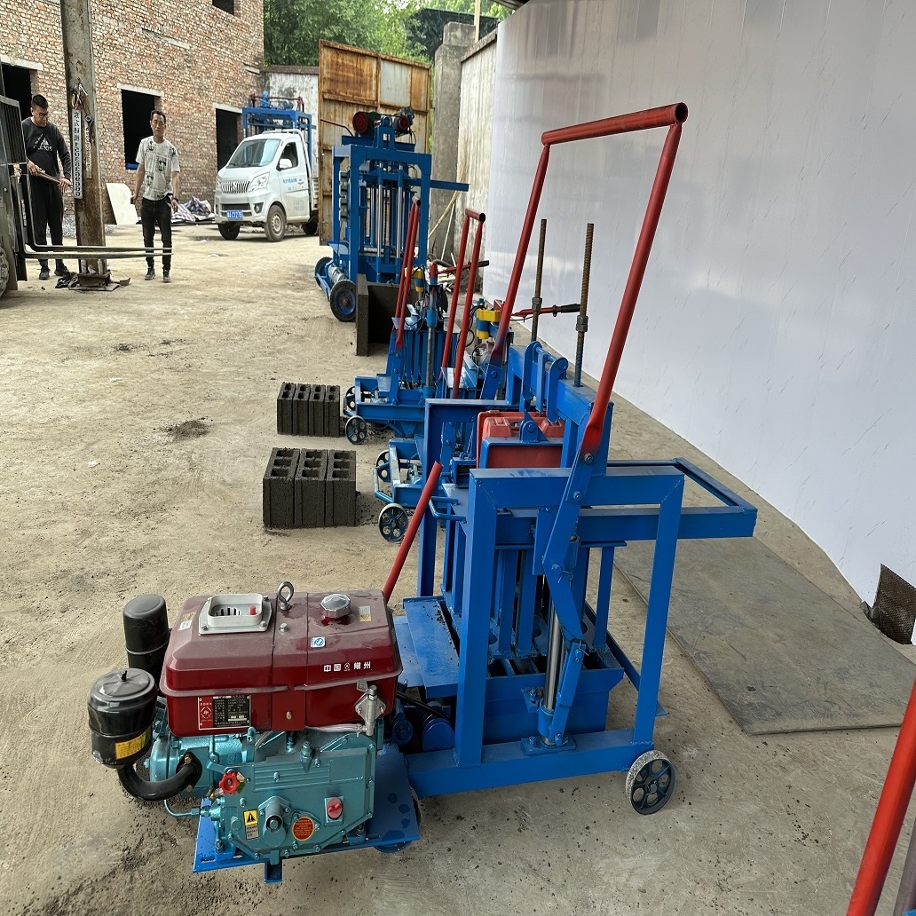 Industrial qt5-15 concrete hollow block building blocks machine to build iccf blocks