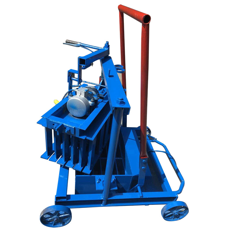 small portable Manual Hollow Cement  Block bricks Making machinery Brick block Maker making Machine lowest Price