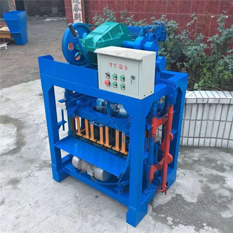 CESmall Industrial Easy Operated Electric Mobile Cement Brick Maker Machine Manual Concrete Hollow Block Moulding Making Machine