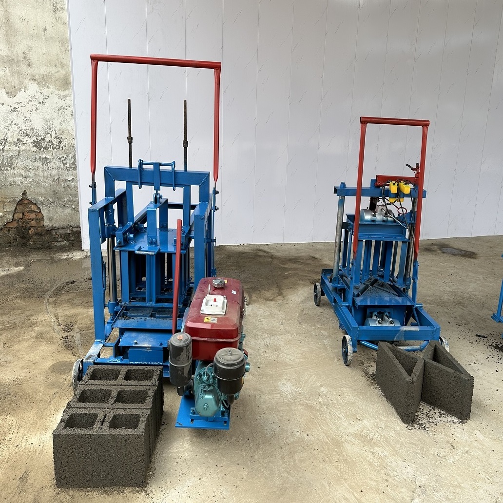 Industrial qt5-15 concrete hollow block building blocks machine to build iccf blocks