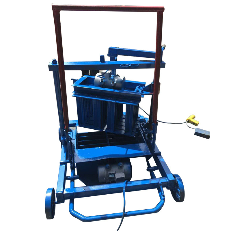 small portable Manual Hollow Cement  Block bricks Making machinery Brick block Maker making Machine lowest Price