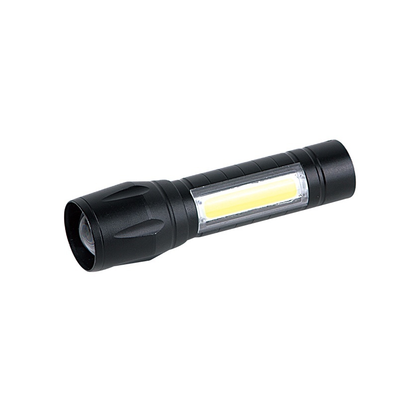 3w led mini flashlight usb charging led flash lights cob torch lighting for gift promotion