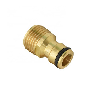 Male 1/2" 3/4" Quick Connector Brass Nipple Faucet Water Gun Adapter Garden Tap Connector Adapter 1Pcs